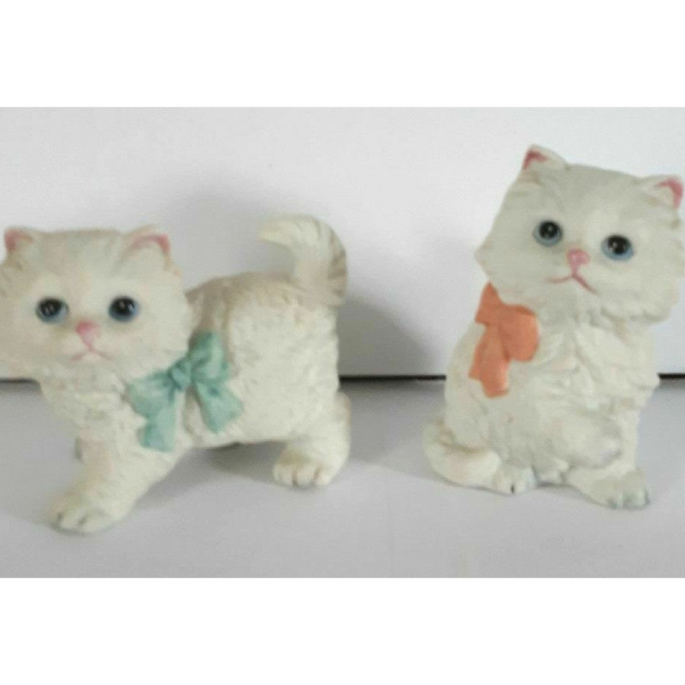 Homco Home Interiors cat kitten set
